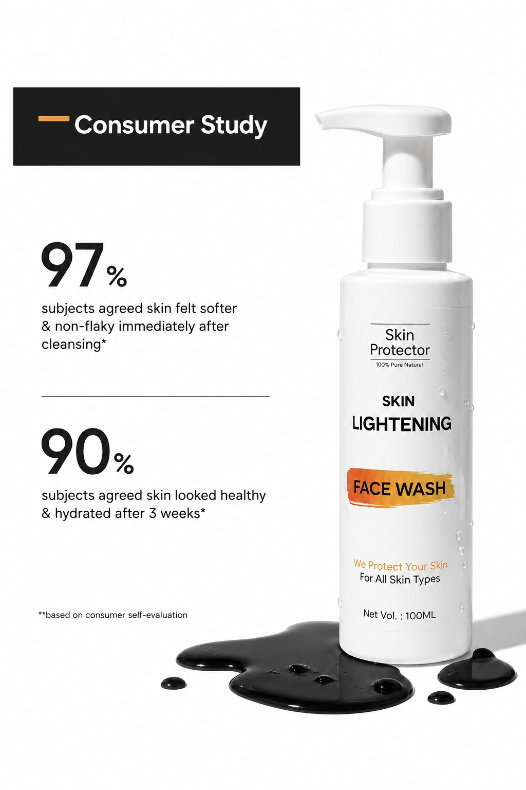 skin lightning face wash 100% pure & natural | natural whitening face wash for removing dark spot skin lightning face wash 100% pure & natural | natural whitening face wash for removing dark spot